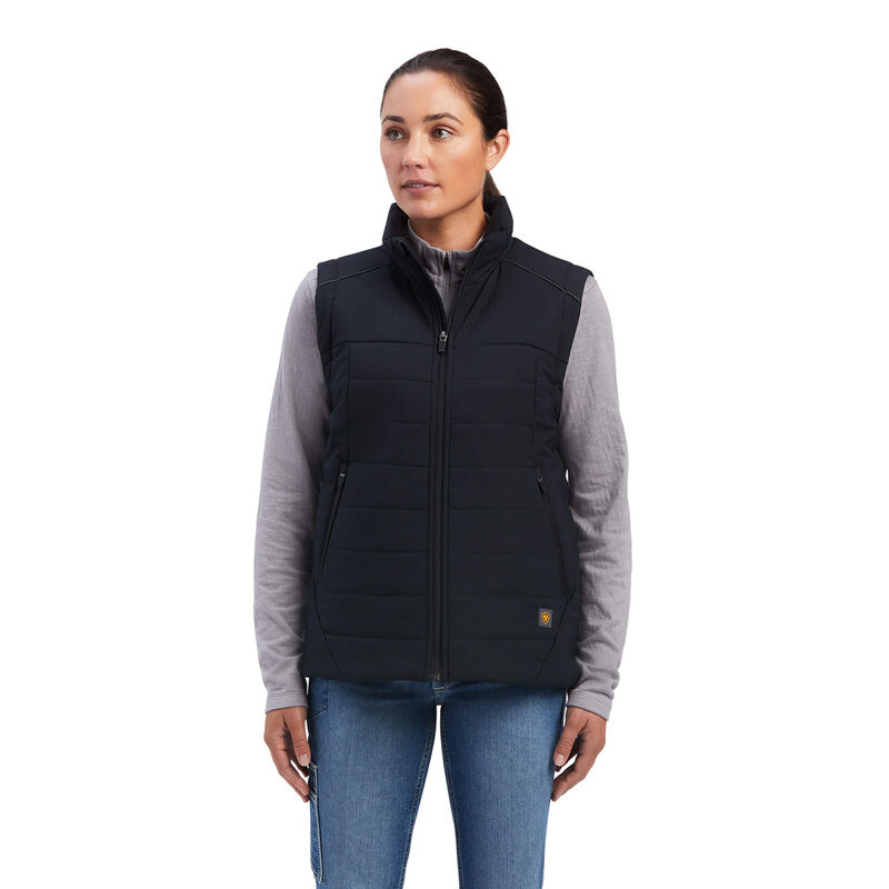 Chalecos Ariat Rebar Valkyrie Stretch Canvas Insulated Negras Mujer - Chile 731-HIEDSU